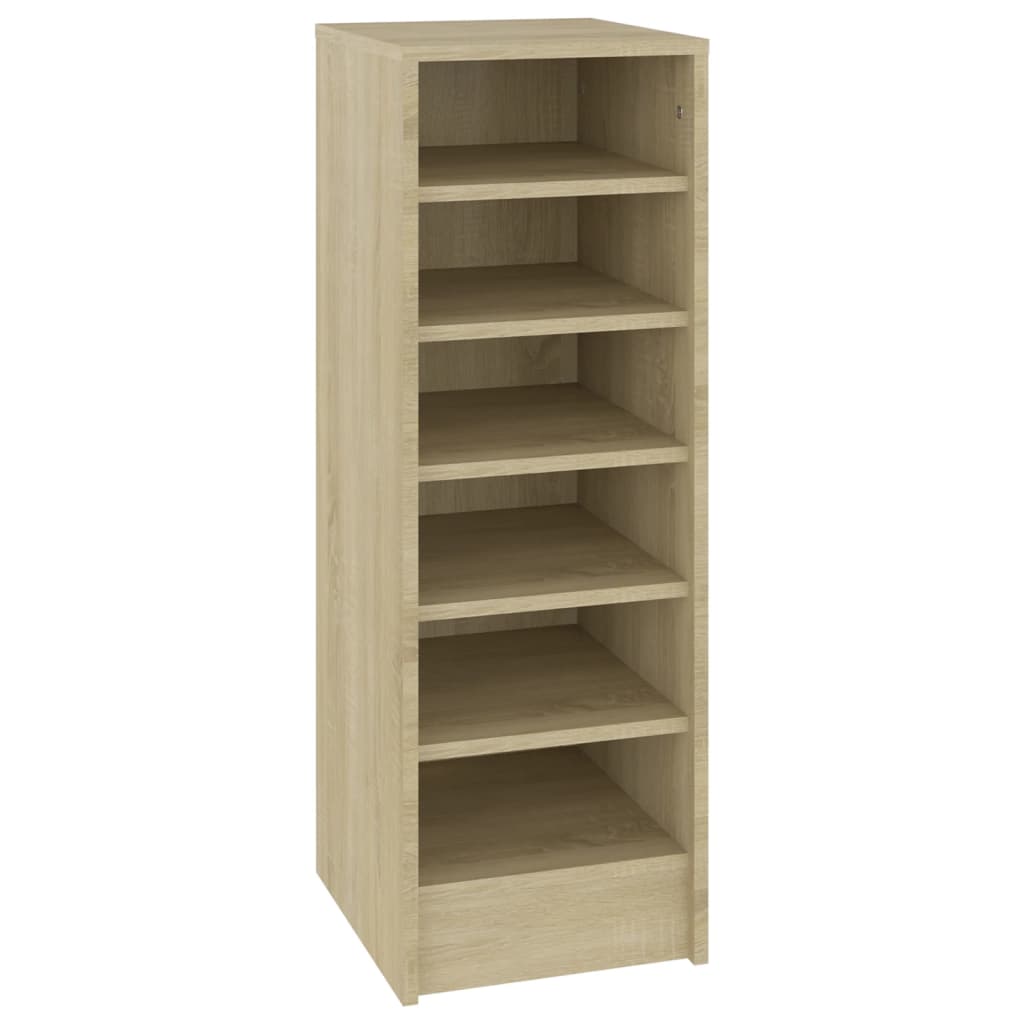 Shoe Cabinet Sonoma Oak 31.5x35x90 cm Engineered Wood