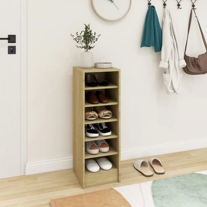 Shoe Cabinet Sonoma Oak 31.5x35x90 cm Engineered Wood