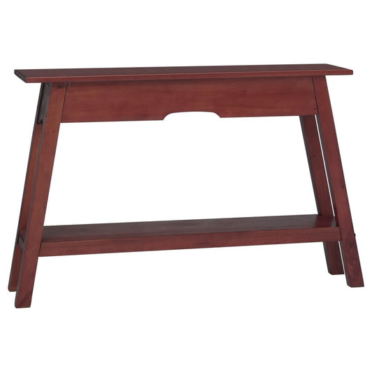 Console Table Brown 110x30x75 cm Solid Wood Mahogany