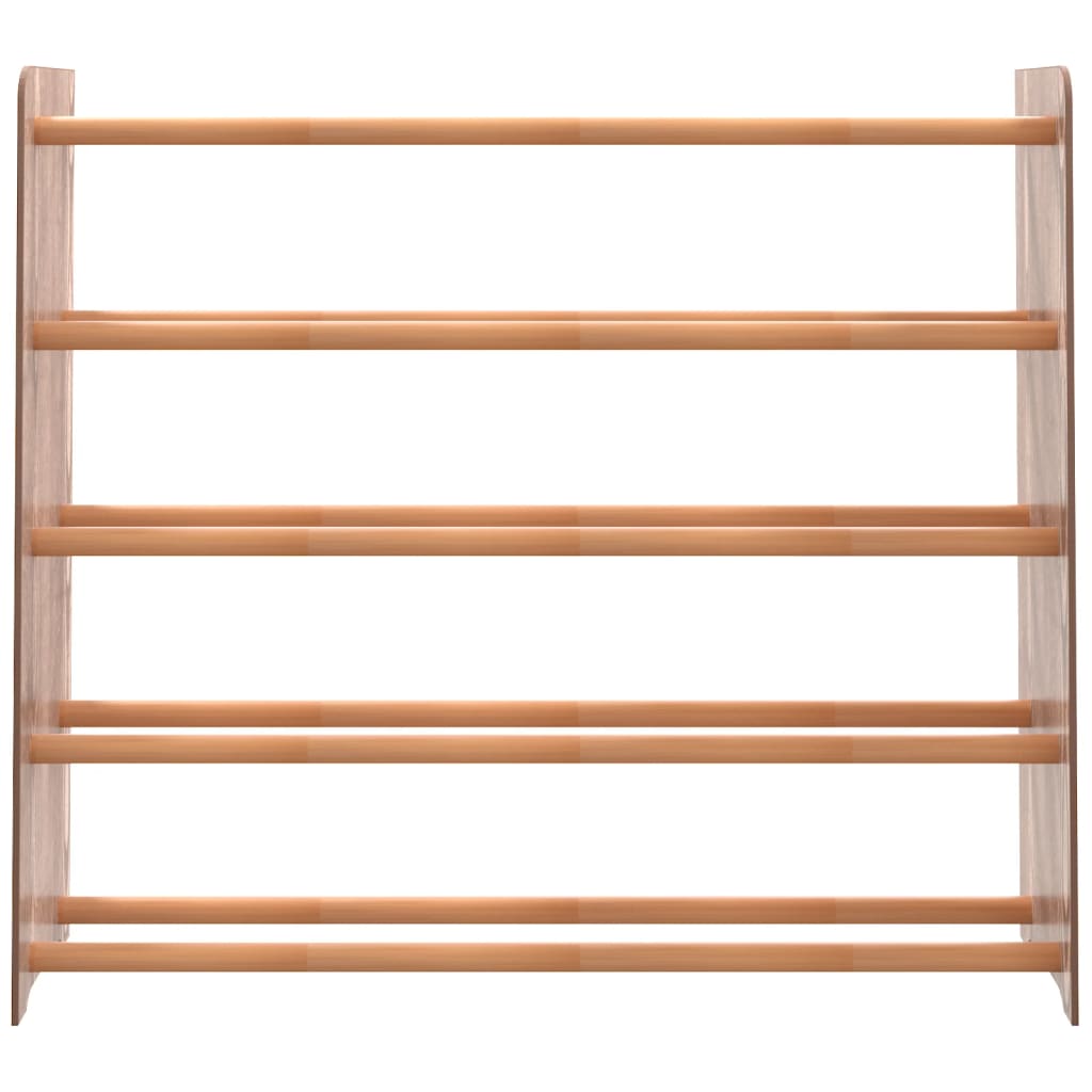 Shoe Rack Brown 90x24x81 cm Engineered Wood