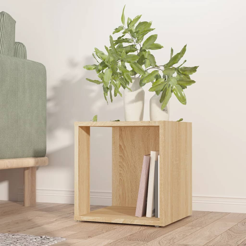 Side Table Sonoma Oak 33x33x34.5 cm Engineered Wood