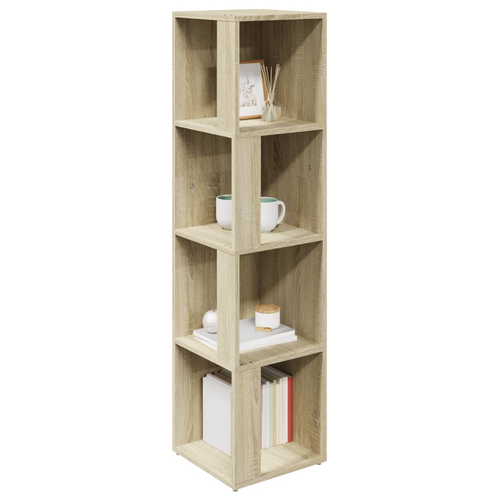 Corner Cabinet Sonoma Oak 33x33x132 cm Engineered Wood