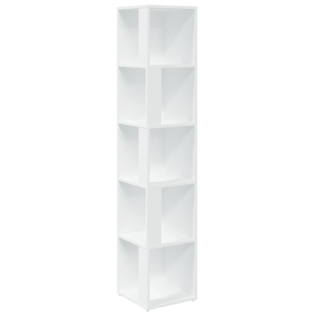 Corner Cabinet White 33x33x164.5 cm Engineered Wood