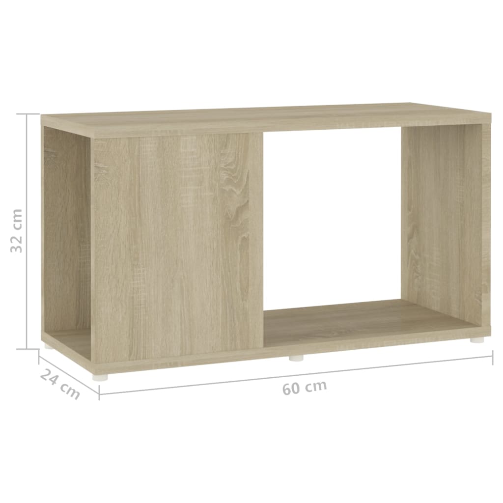 TV Cabinet Sonoma Oak 60x24x32cm Engineered Wood