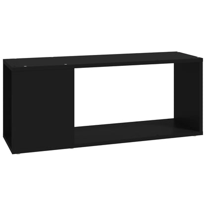 TV Cabinet Black 80x24x32 cm Engineered Wood