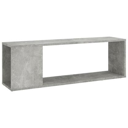 TV Cabinet Concrete Grey 100x24x32 cm Engineered Wood