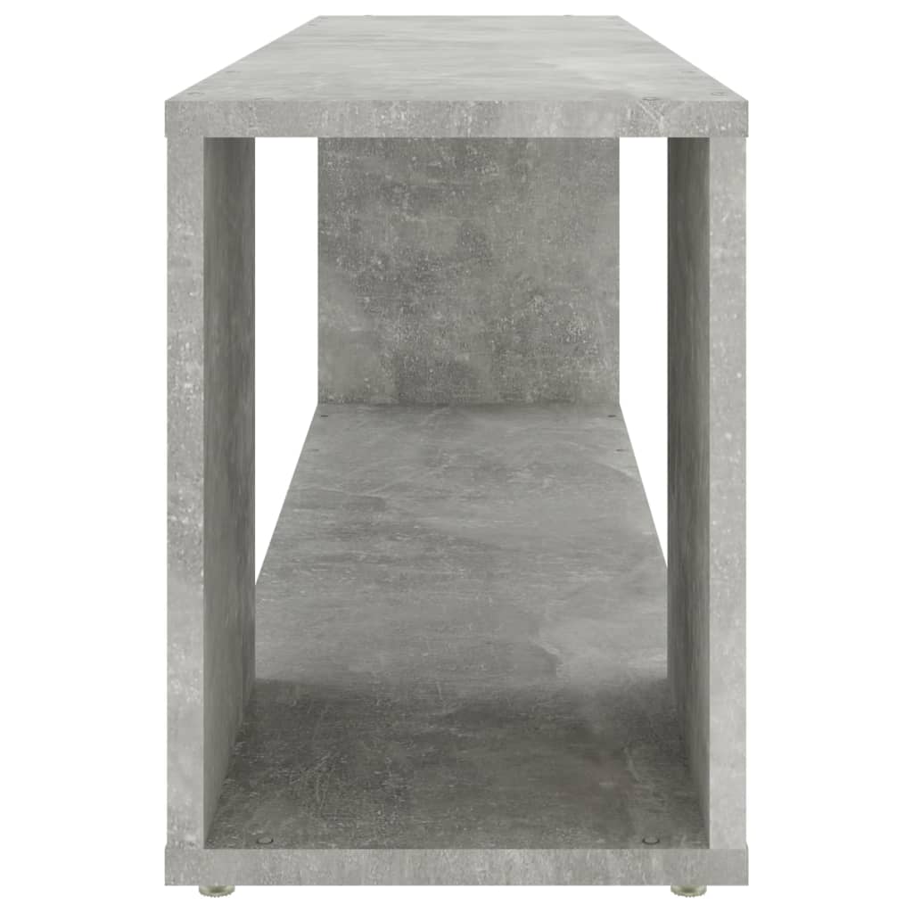 TV Cabinet Concrete Grey 100x24x32 cm Engineered Wood