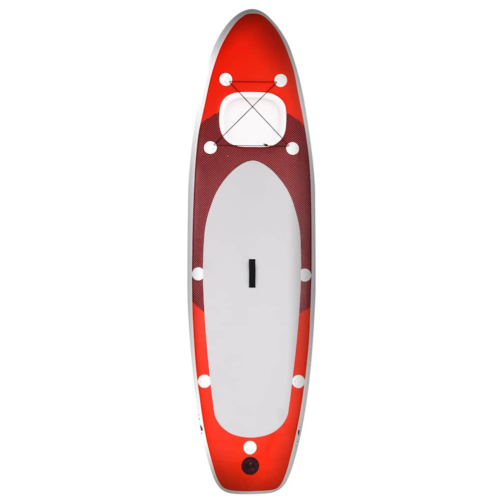 Inflatable Stand Up Paddle Board Set Red 300x76x10 cm