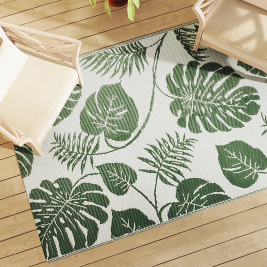 Outdoor Carpet Green 140x200 cm PP