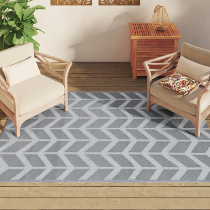 Outdoor Carpet Grey 140x200 cm PP