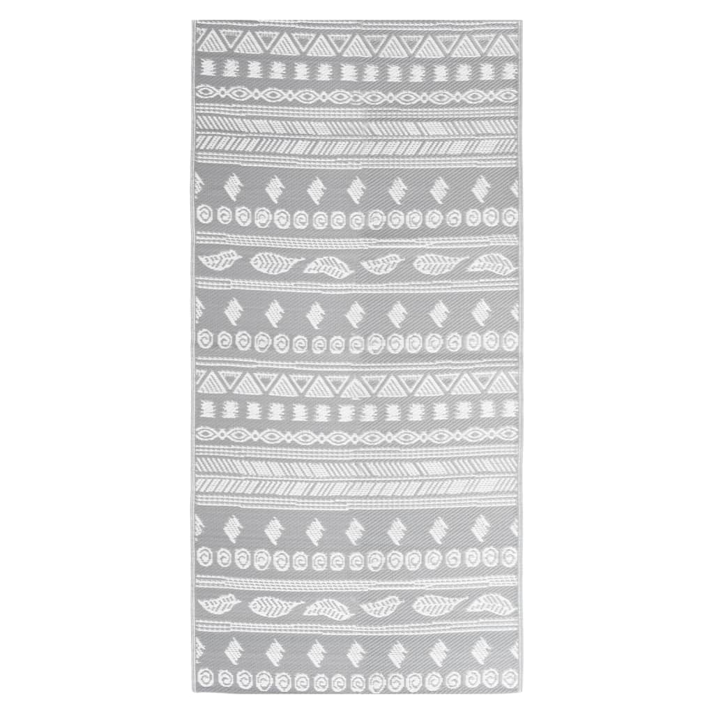 Outdoor Rug Grey 80x150 cm PP