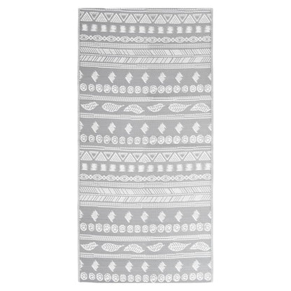 Outdoor Rug Grey 80x150 cm PP