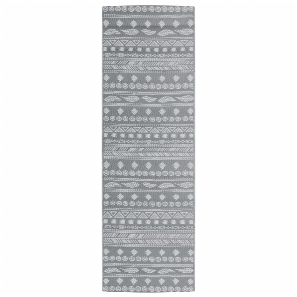 Outdoor Carpet Grey 80x250 cm PP