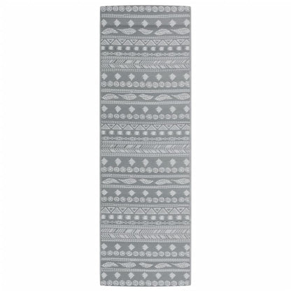 Outdoor Carpet Grey 80x250 cm PP