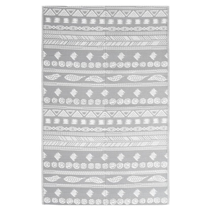 Outdoor Rug Grey 140x200 cm PP