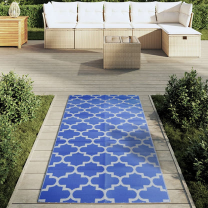 Outdoor Carpet Blue 80x150 cm PP