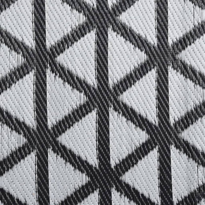 Outdoor Rug Black 80x250 cm PP