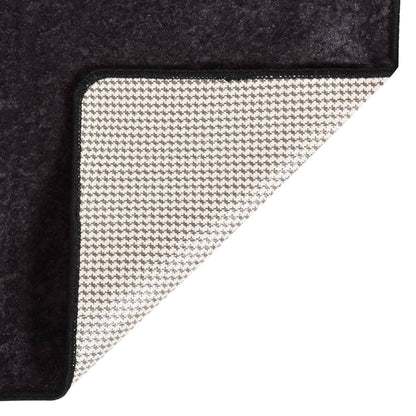 Rug Washable 160x230 cm Anthracite Anti Slip