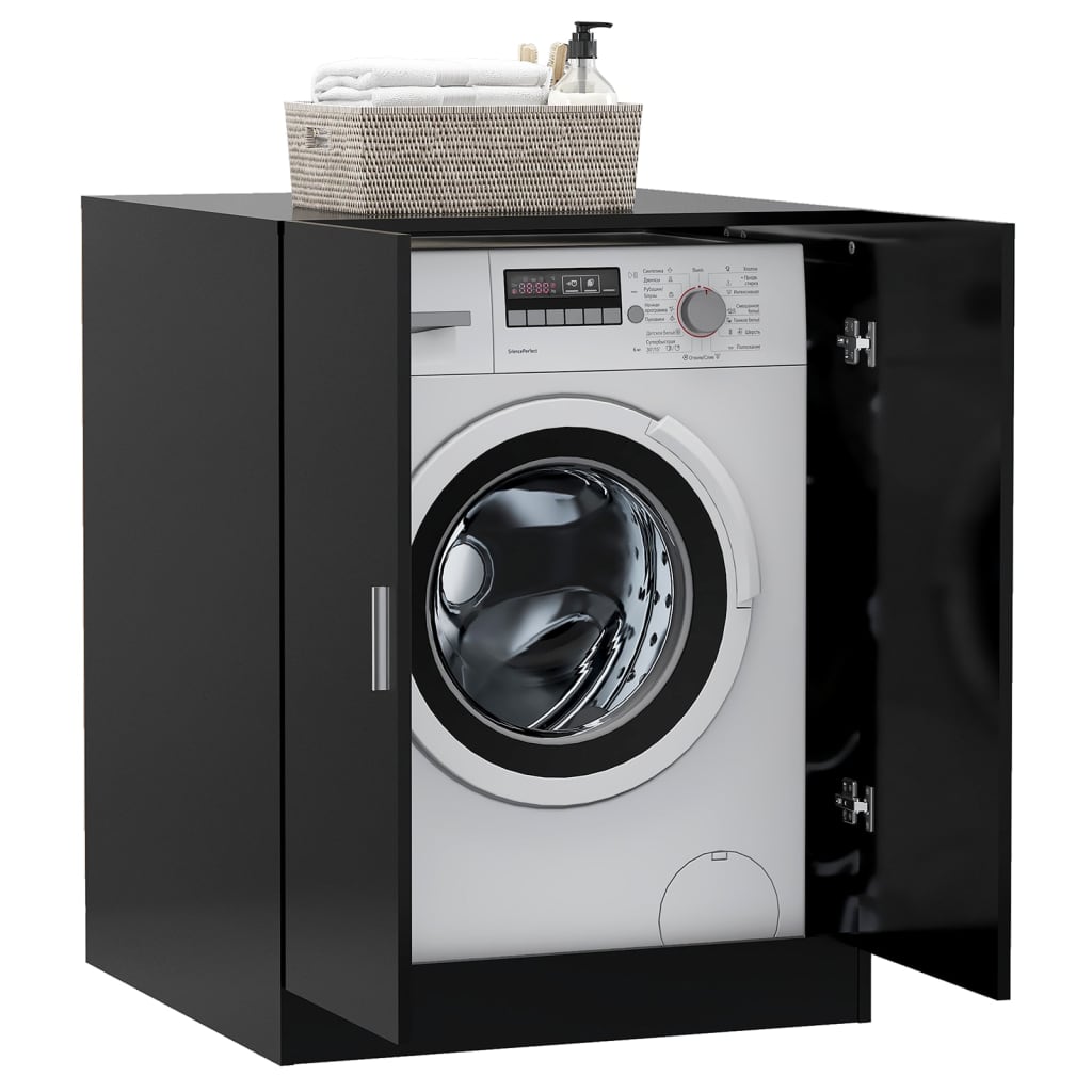 Washing Machine Cabinet Black