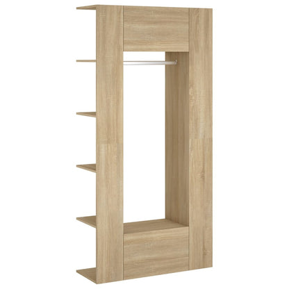 Hallway Cabinets 2 pcs Sonoma Oak Engineered Wood