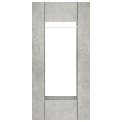 Hallway Cabinets 2 pcs Concrete Grey Engineered Wood