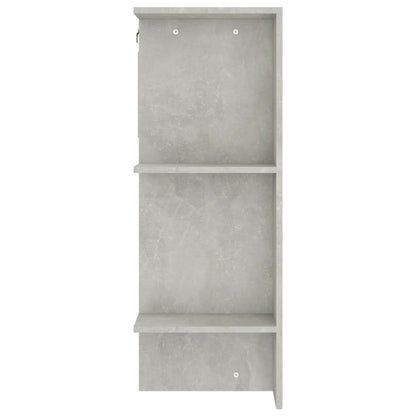 Hallway Cabinets 2 pcs Concrete Grey Engineered Wood