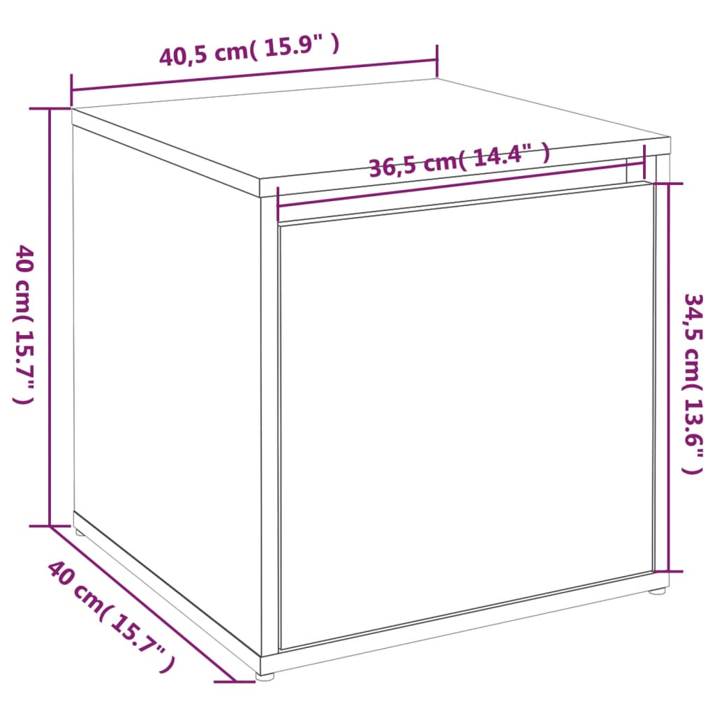 Hallway Furniture Set High Gloss White Engineered Wood