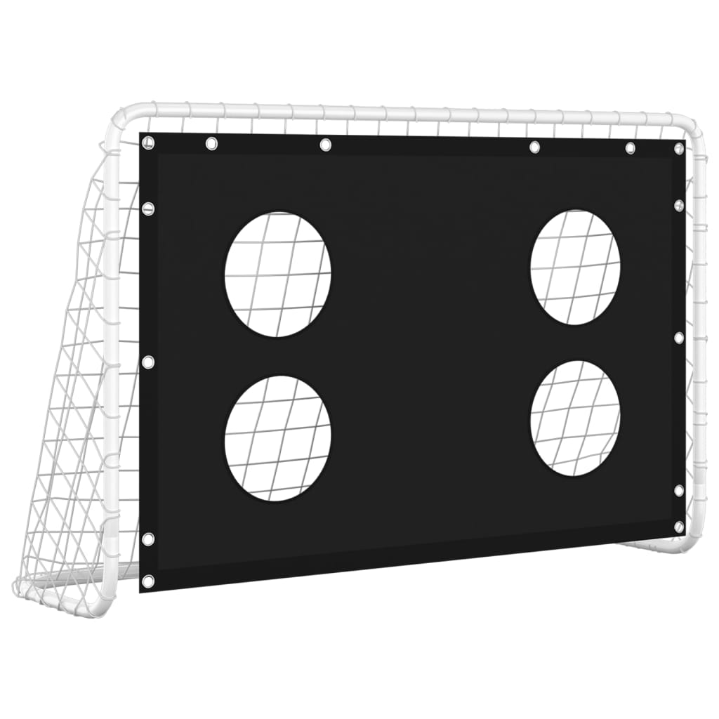 Soccer Goal Training Net Steel 184x61x122 cm