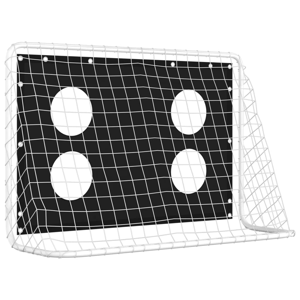 Soccer Goal Training Net Steel 184x61x122 cm