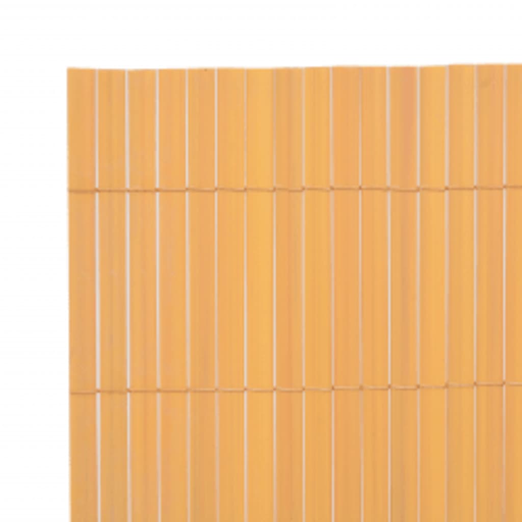 Double-Sided Garden Fence 110x300 cm Yellow