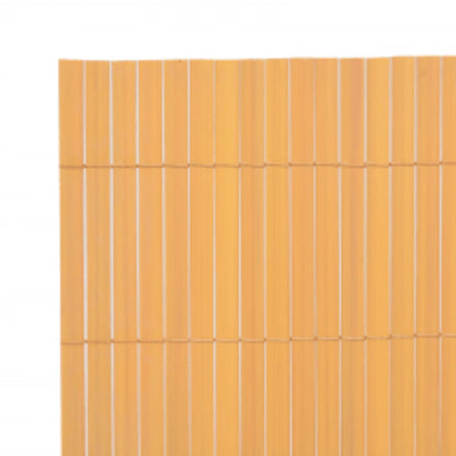 Double-Sided Garden Fence 110x300 cm Yellow