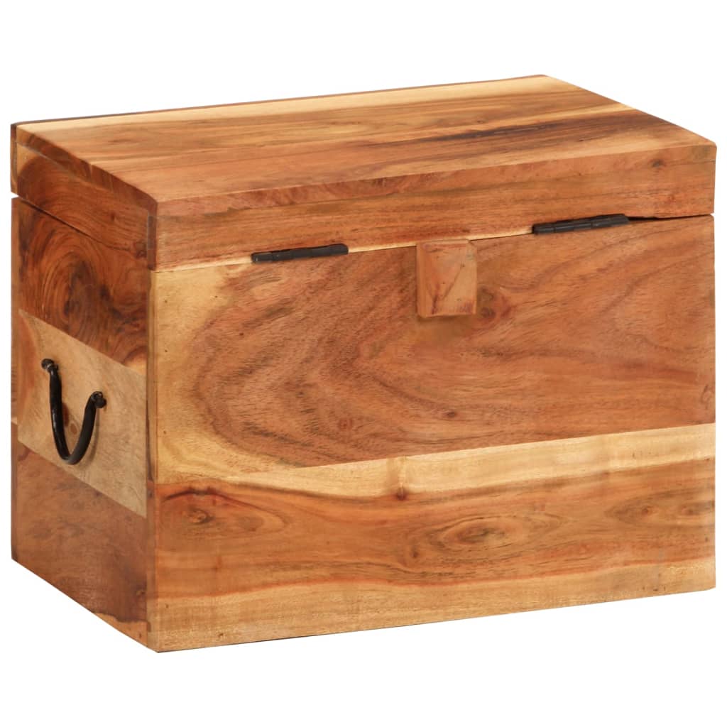 Storage Box 39x28x31 cm Solid Wood Acacia