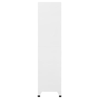 Locker Cabinet Light Grey and Dark Grey 90x45x180 cm Steel