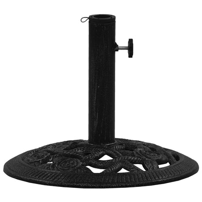 Umbrella Base Black 40x40x32 cm Cast Iron