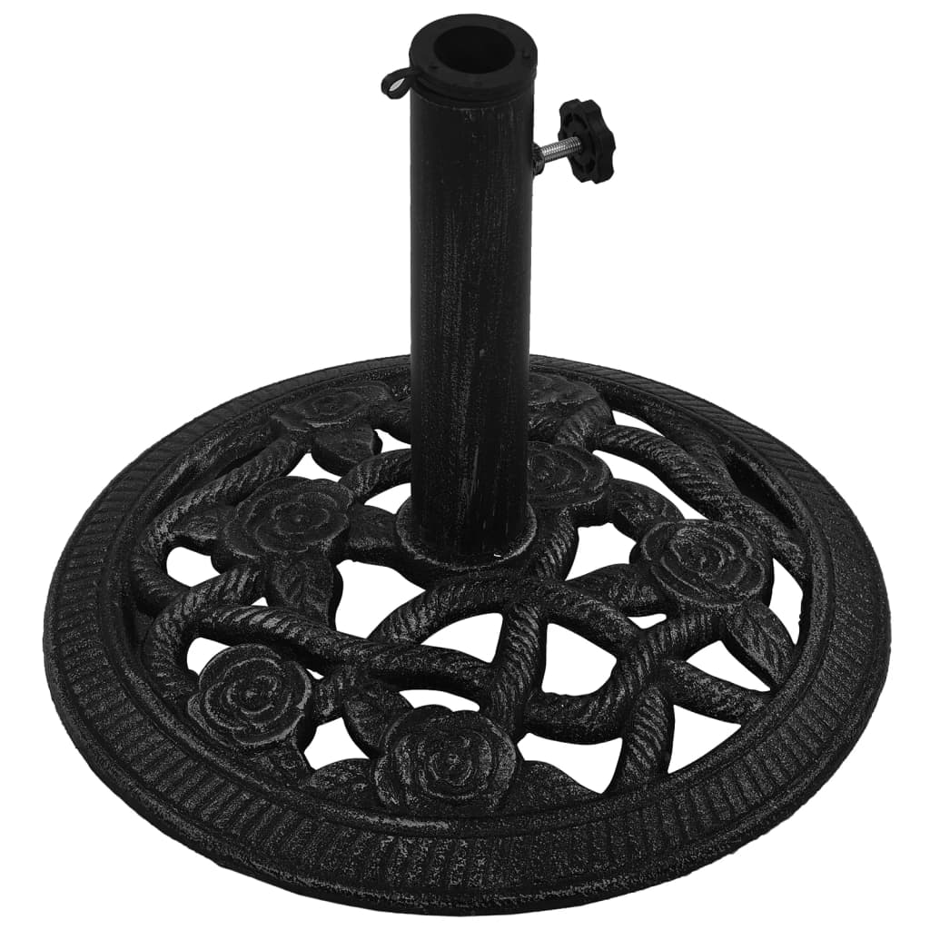 Umbrella Base Black 40x40x32 cm Cast Iron