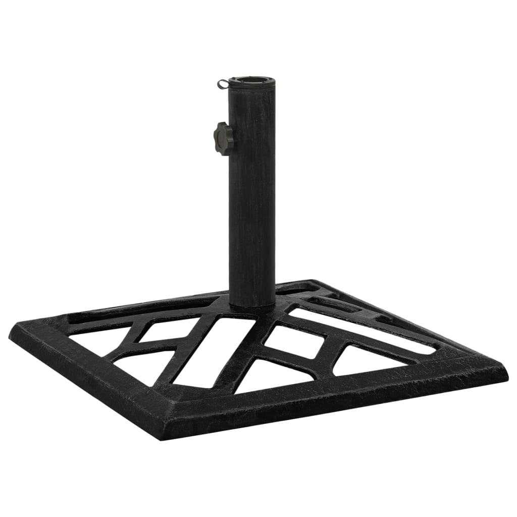 Umbrella Base Black 44x44x31 cm Cast Iron