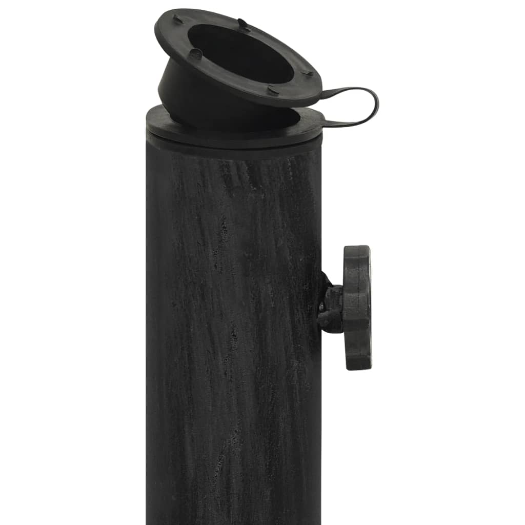 Umbrella Base Black 44x44x32 cm Cast Iron