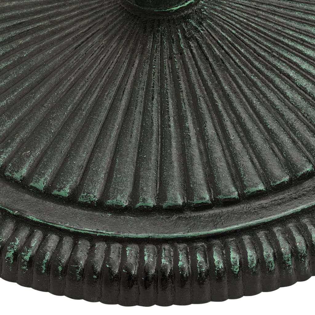 Umbrella Base Green 45x45x30 cm Cast Iron