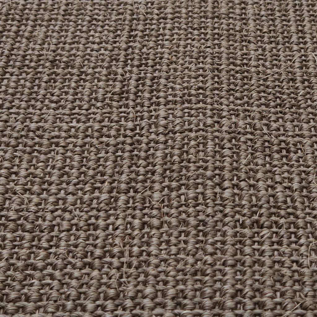 Rug Natural Sisal 66x200 cm Brown