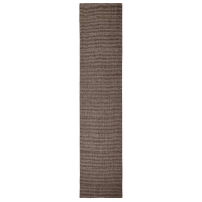 Rug Natural Sisal 66x300 cm Brown