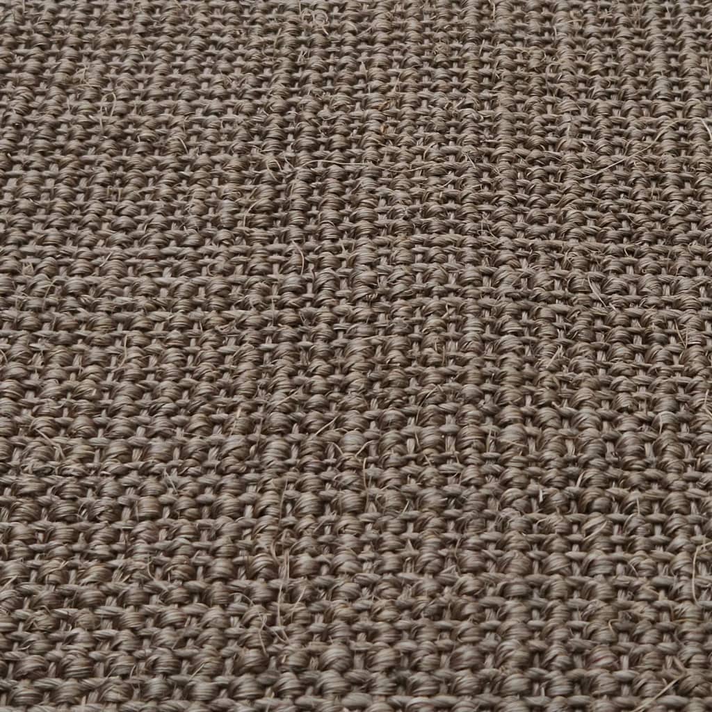 Rug Natural Sisal 66x300 cm Brown