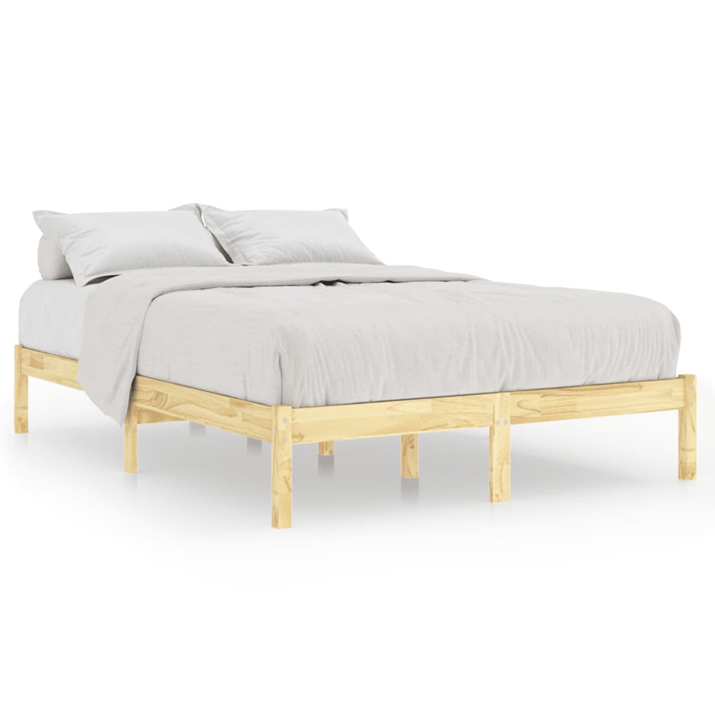 Bed Frame Solid Wood Pine 140x200 cm