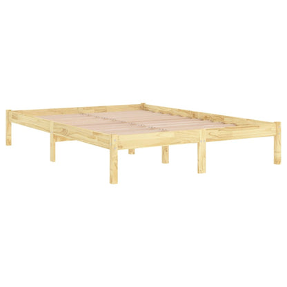 Bed Frame Solid Wood Pine 140x200 cm