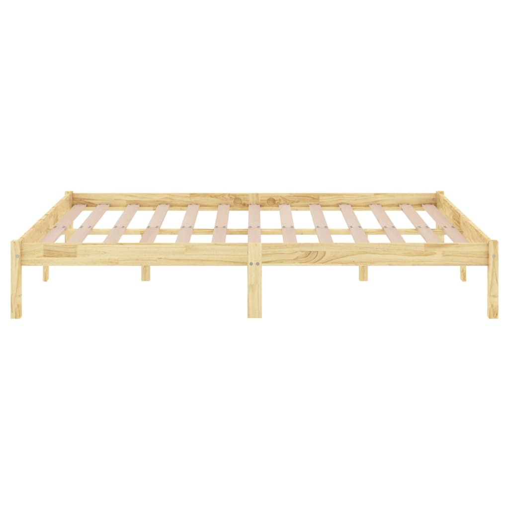 Bed Frame Solid Wood Pine 140x200 cm