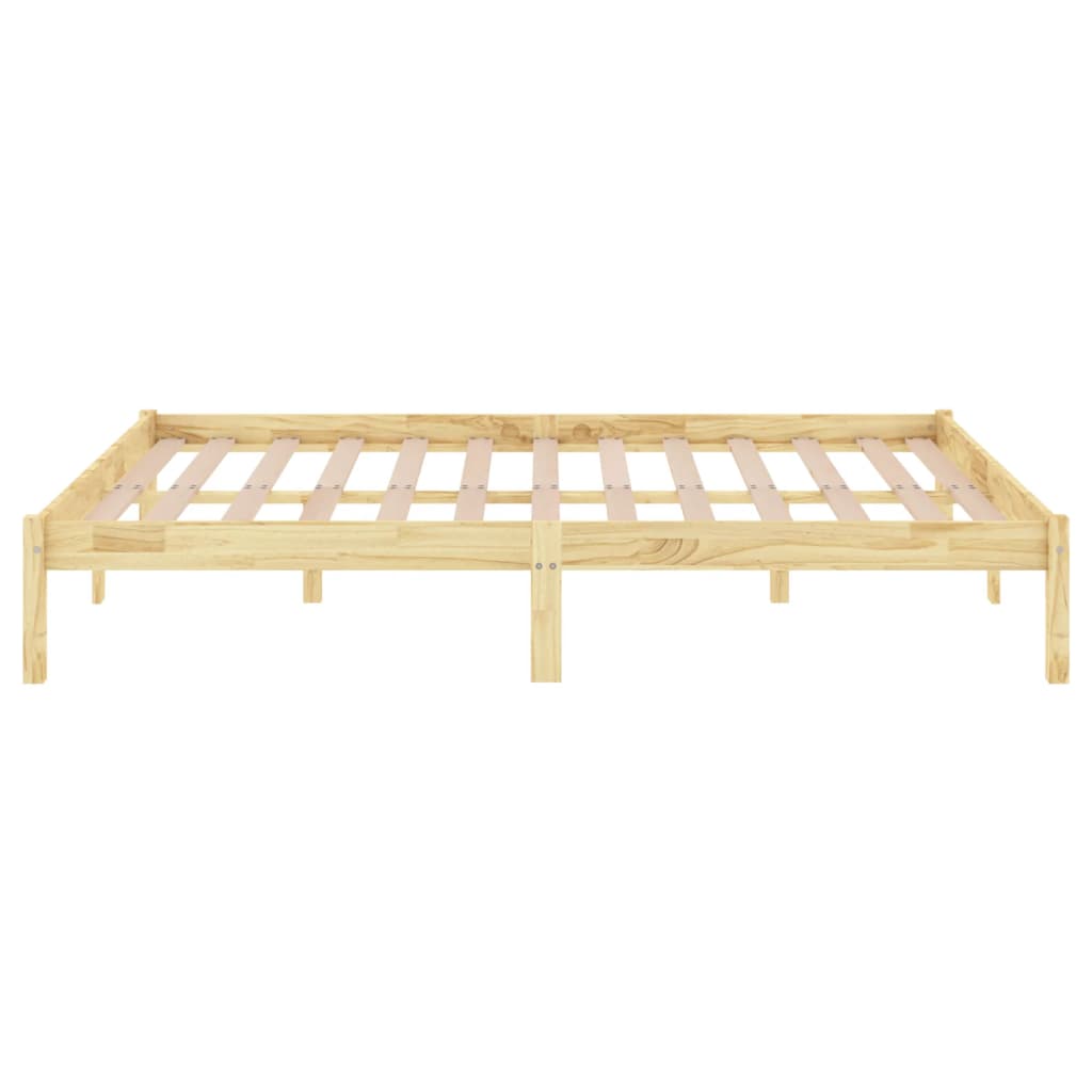 Bed Frame Solid Wood 180x200 cm Super King Size