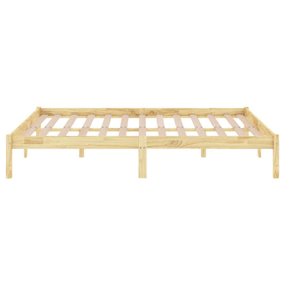 Bed Frame Solid Wood 180x200 cm Super King Size