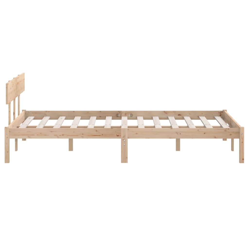 Bed Frame Solid Wood Pine 160x200 cm