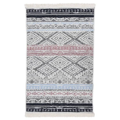 Rug Pink and Aqua 160x230 cm Cotton