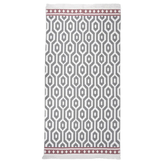 Rug Grey 80x150 cm Cotton