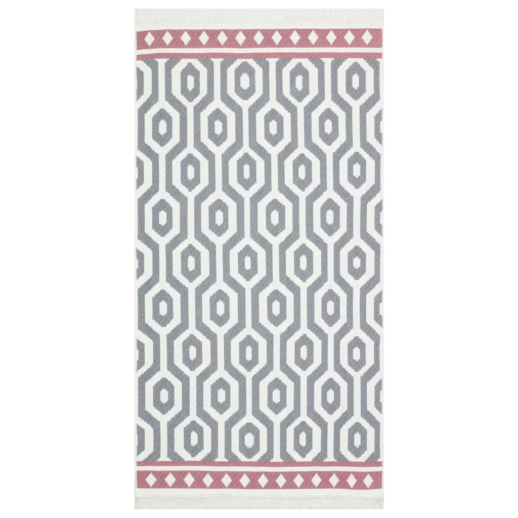 Rug Grey 80x150 cm Cotton